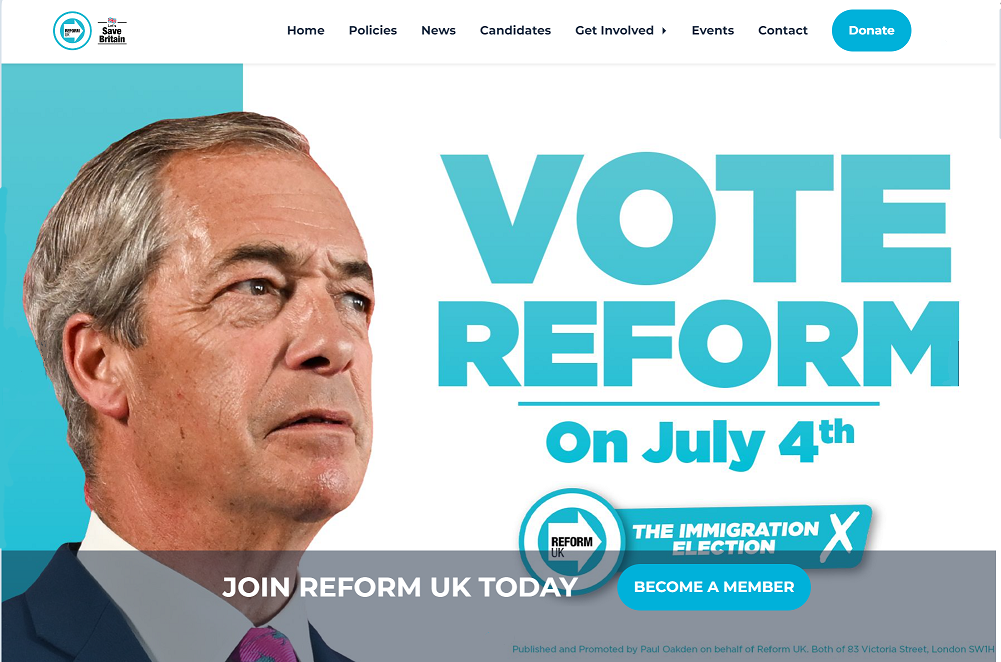 Join REFORM UK 50% fixed