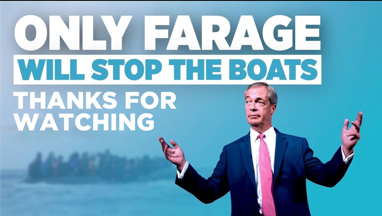 ONLY FARAGE WILL STOP THE BOATS Thanks for Watching